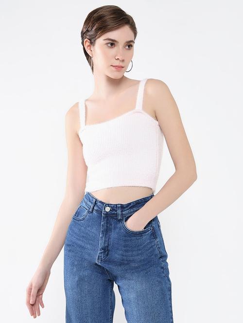 women pink self-designed crop top - 21554084 - Very Small Image - 1