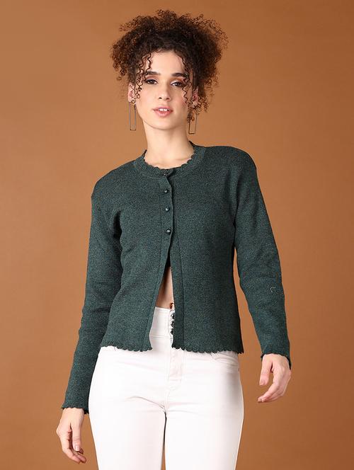 women solid long sleeve cardigan - 21554756 - Very Small Image - 1