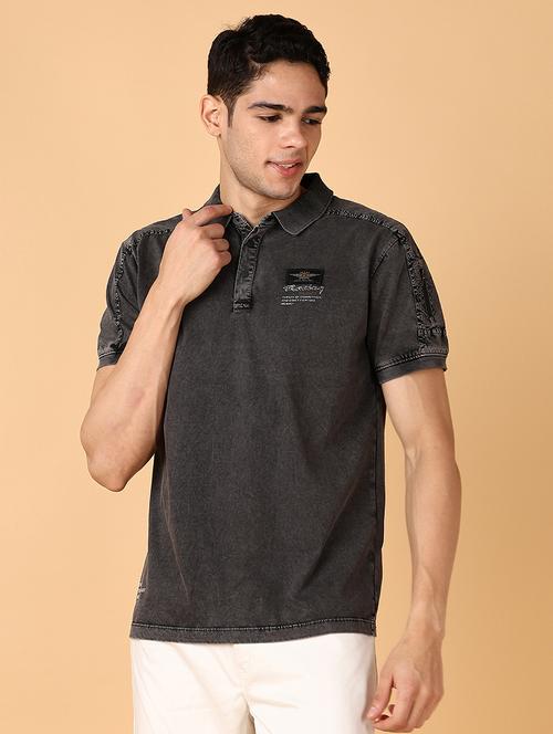 men short sleeves plain polo t-shirt - 21554829 - Very Small Image - 1