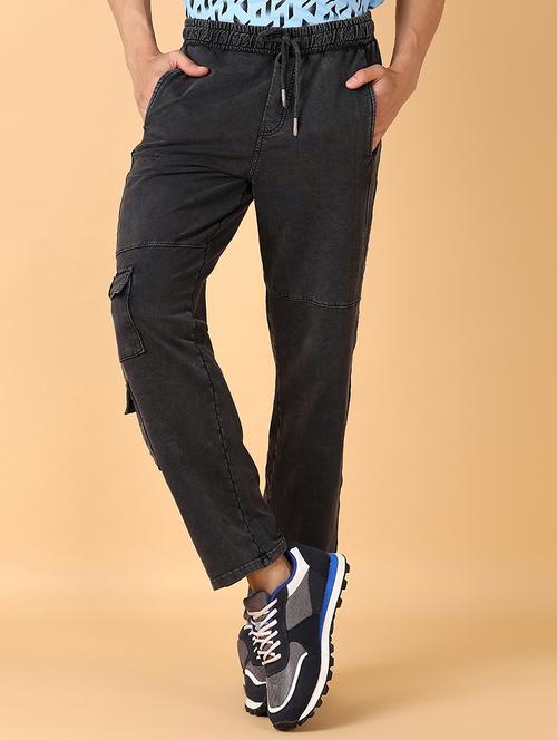 men mid rise solid cargo - 21554833 - Very Small Image - 1