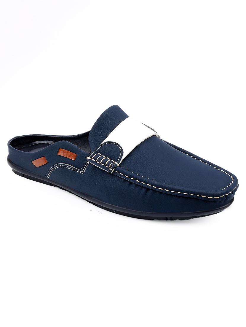 men solid slip on mules - 21555150 - Zoom Image - 3