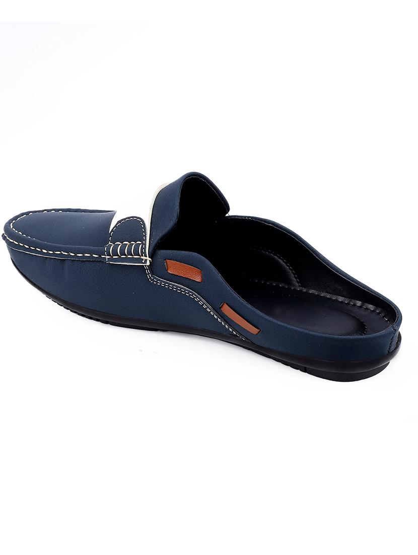 men solid slip on mules - 21555150 - Standard Image - 5