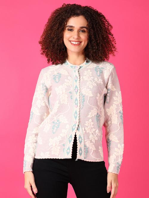 women self designed long sleeves cardigan - 21556113 - Very Small Image - 1