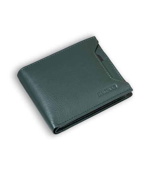 green genuine leather wallet - 21556660 - Very Small Image - 1