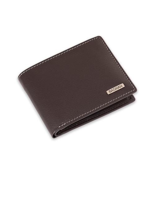 brown genuine leather wallet - 21556662 - Very Small Image - 1