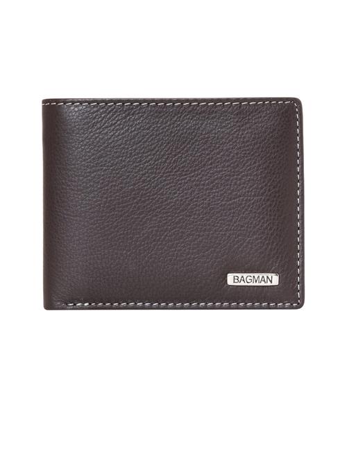 brown genuine leather wallet - 21556663 - Very Small Image - 1