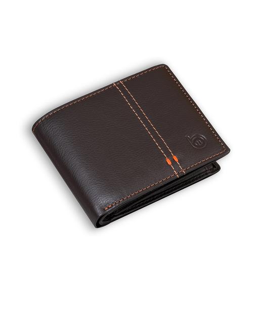 brown genuine leather wallet - 21556664 - Very Small Image - 1