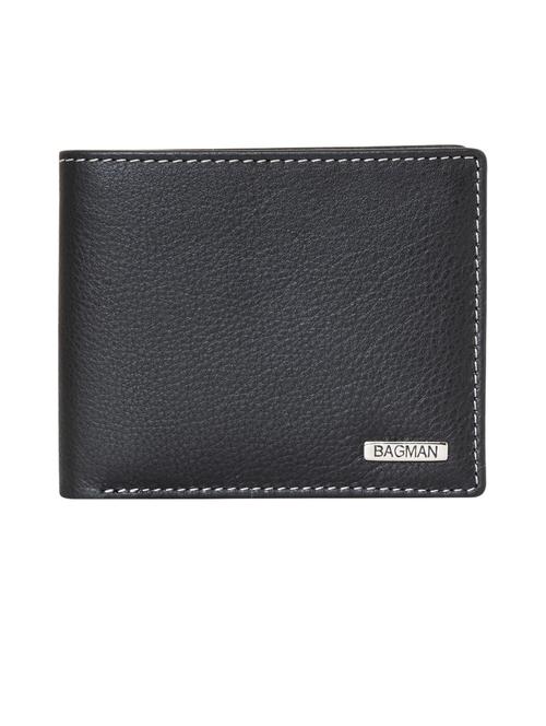black genuine leather wallet - 21556677 - Very Small Image - 1