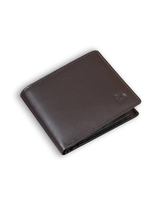brown genuine leather wallet - 21556822 - Very Small Image - 1
