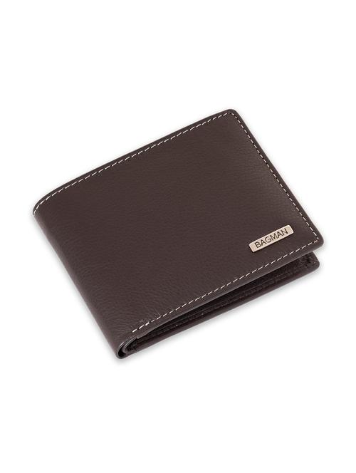 brown genuine leather wallet - 21556830 - Very Small Image - 1