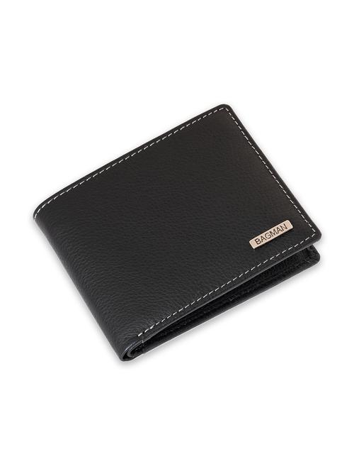 black genuine leather wallet - 21556832 - Very Small Image - 1
