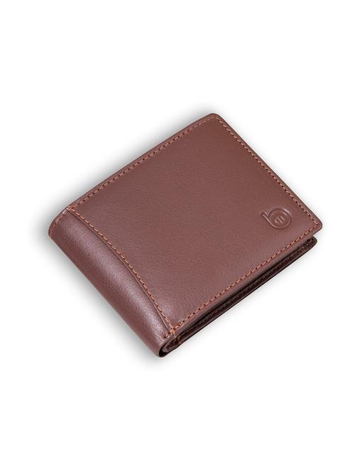 brown genuine leather wallet - 21556868 - Very Small Image - 1