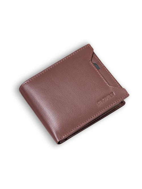 brown genuine leather wallet - 21556869 - Very Small Image - 1