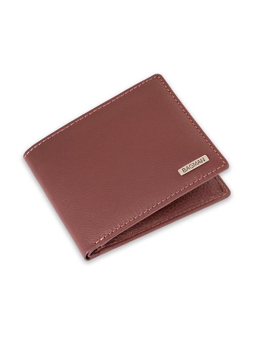 brown genuine leather wallet - 21556873 - Very Small Image - 1