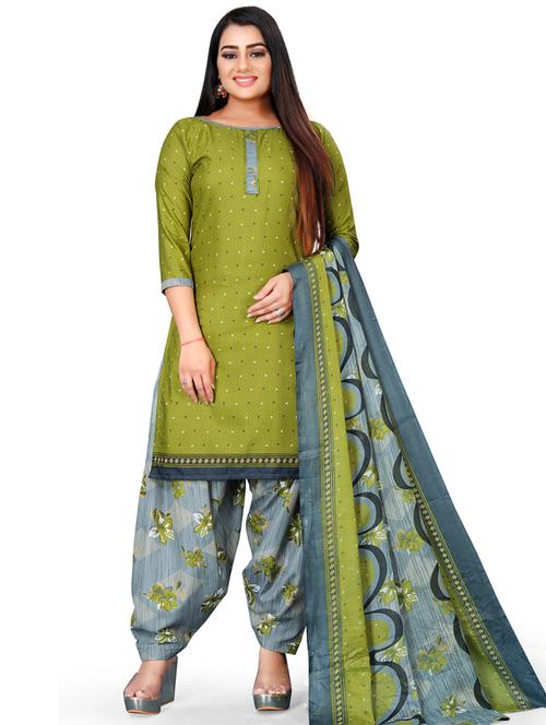 women printed unstitched suit set - 21557105 - Very Small Image - 1