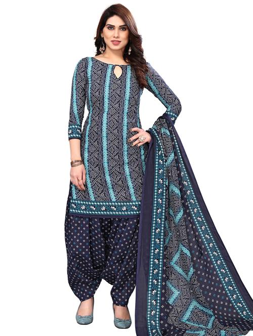 women printed unstitched suit set - 21557163 - Very Small Image - 1