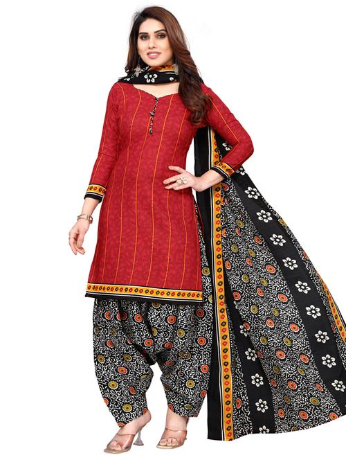 women printed unstitched suit set - 21557167 - Very Small Image - 1