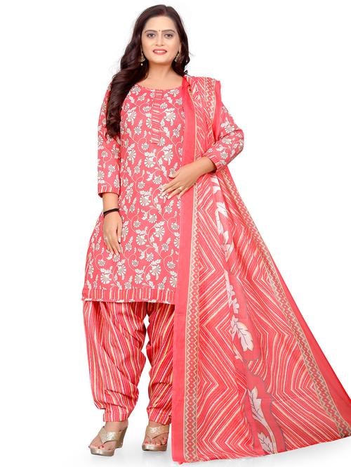 women floral printed unstitched suits - 21557199 - Very Small Image - 1
