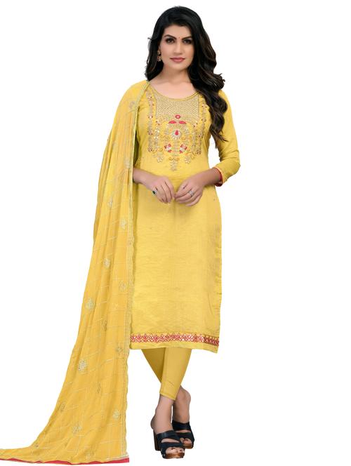 women self design unstitched suits - 21557209 - Very Small Image - 1