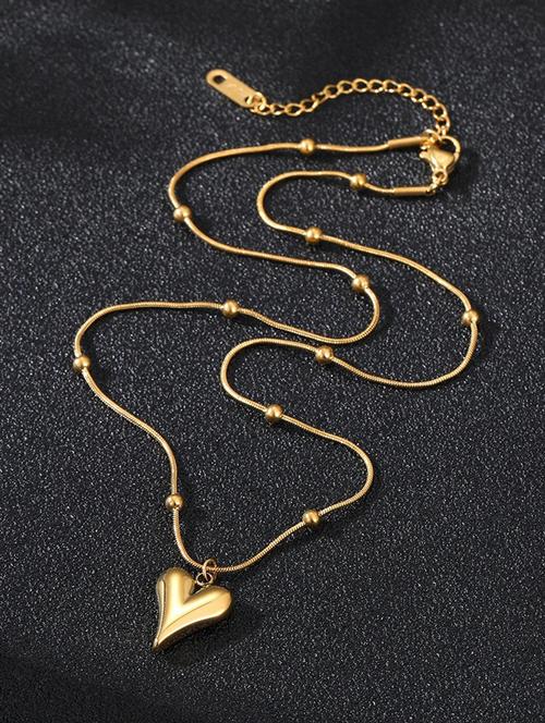 women gold stainless steel chain necklace - 21558714 - Very Small Image - 1