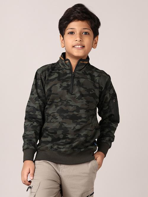 boys camouflage long sleeve sweatshirt - 21558764 - Very Small Image - 1