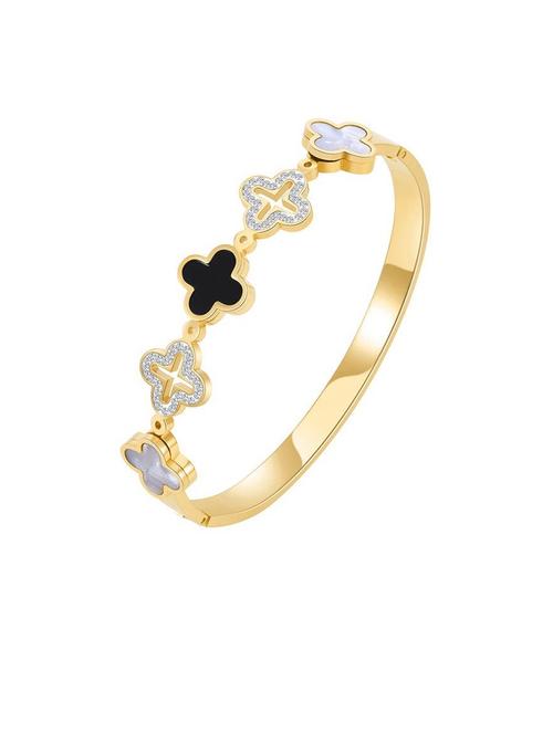 gold stainless steel bangle bracelet - 21559117 - Very Small Image - 1