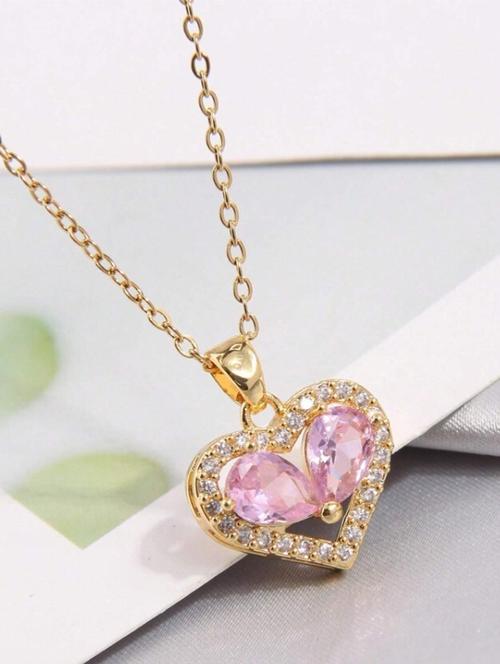 gold stainless steel chain necklace - 21559204 - Very Small Image - 1