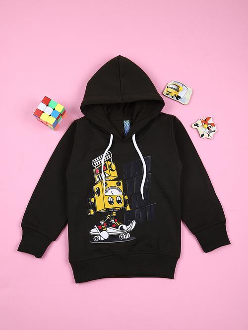 boys front print hooded sweatshirt - 21561281 - Very Small Image - 1