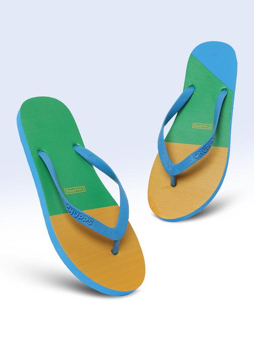 blue pu  flip flops - 21561834 - Very Small Image - 1