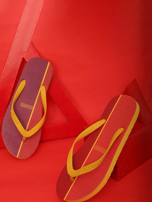 yellow pu  flip flops - 21561836 - Very Small Image - 1