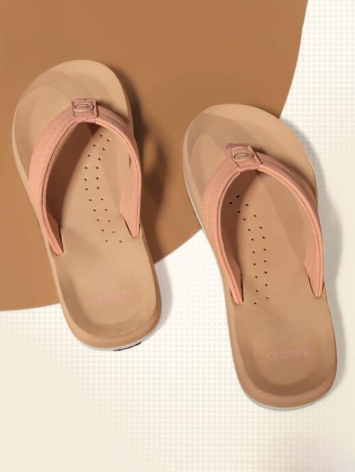 beige pu  flip flops - 21561864 - Very Small Image - 1