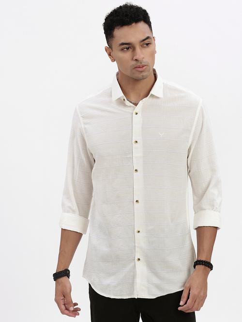 men striped long sleeve casual shirt - 21562523 - Very Small Image - 1