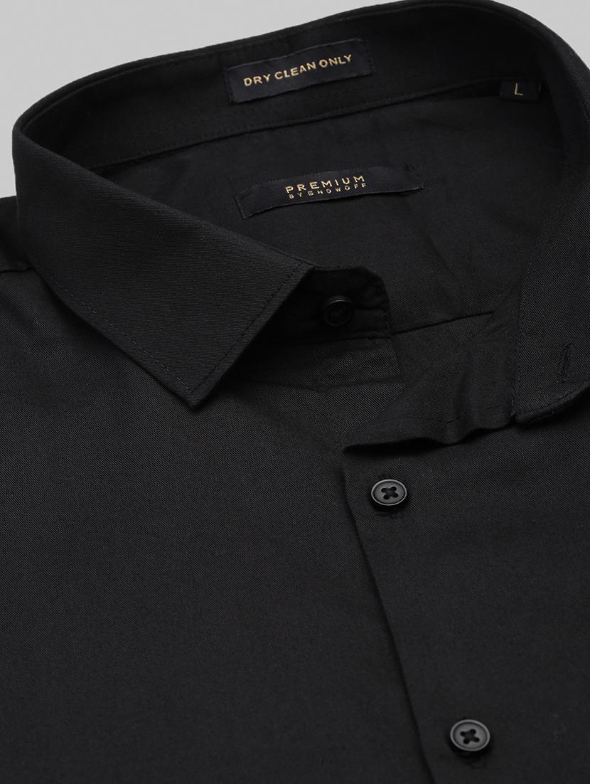 men solid long sleeve casual shirt - 21562588 - Standard Image - 6