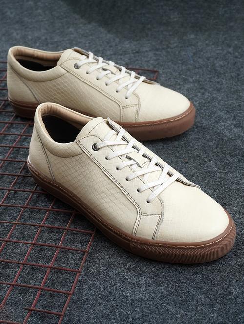 men beige winter shoes sneaker - 21563405 - Very Small Image - 1