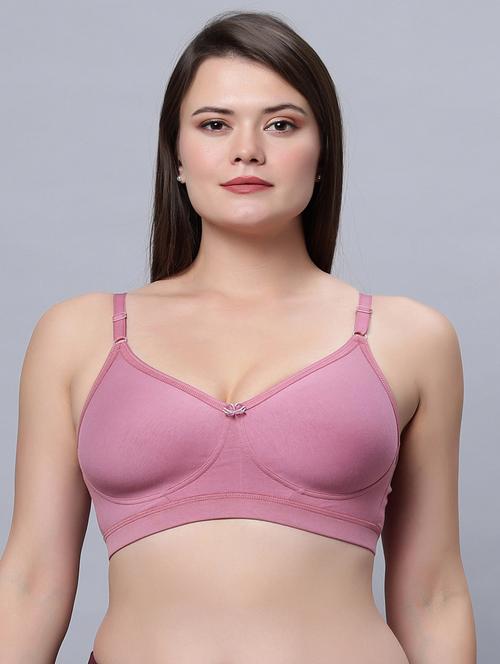 pink nylon tshirt bra - 21563511 - Very Small Image - 1