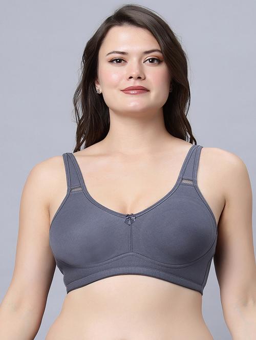 grey cotton tshirt bra - 21563516 - Very Small Image - 1