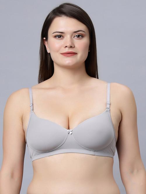 grey nylon tshirt bra - 21563632 - Very Small Image - 1