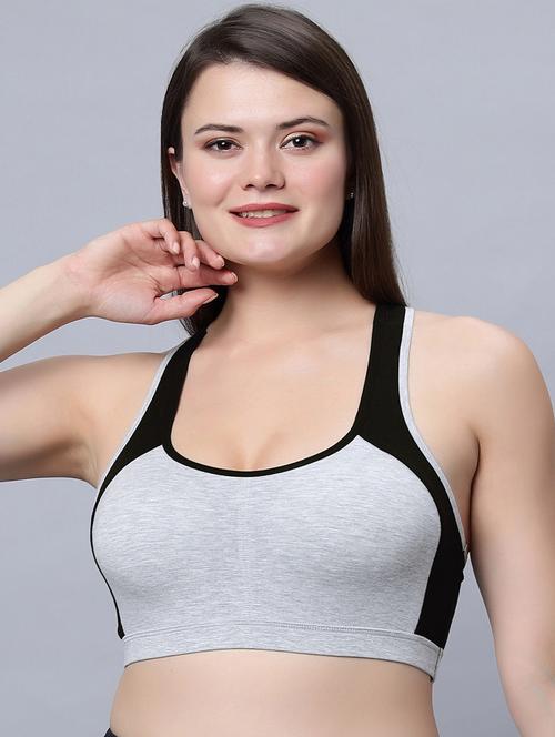 women color block sports bra - 21563650 - Very Small Image - 1