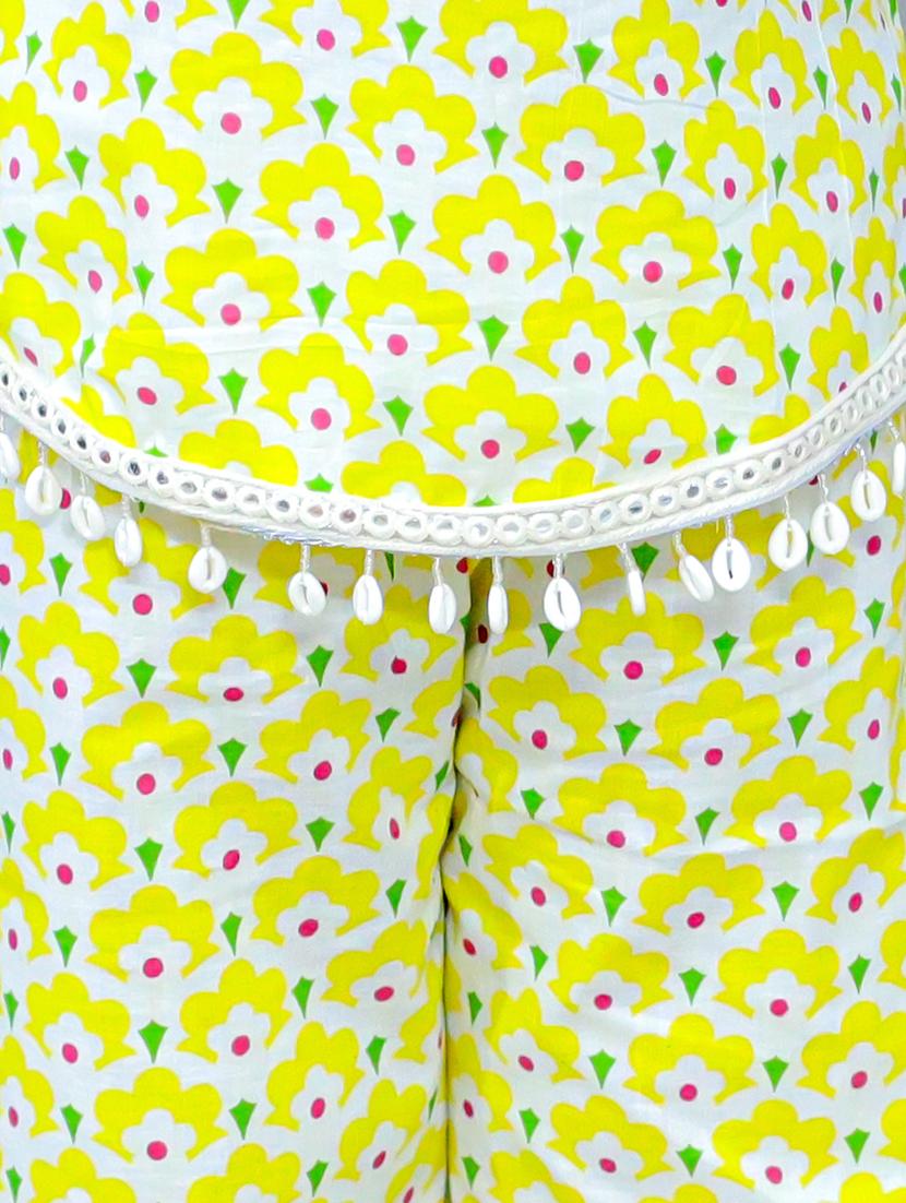 girls printed round neck kurta palazzo set - 21563863 - Zoom Image - 4