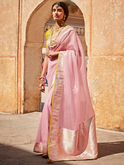 women self design banarasi saree with blouse - 21564519 - Very Small Image - 1