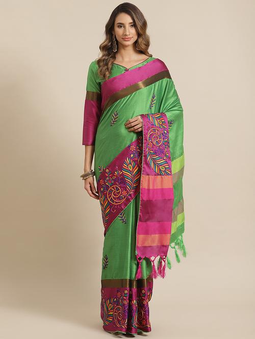 women self-designed bordered saree - 21565728 - Very Small Image - 1