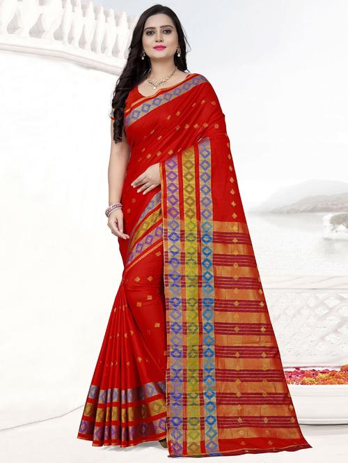 women red self design handloom saree - 21565923 - Very Small Image - 1