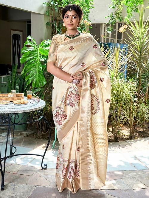 women self-designed bordered saree - 21566237 - Very Small Image - 1