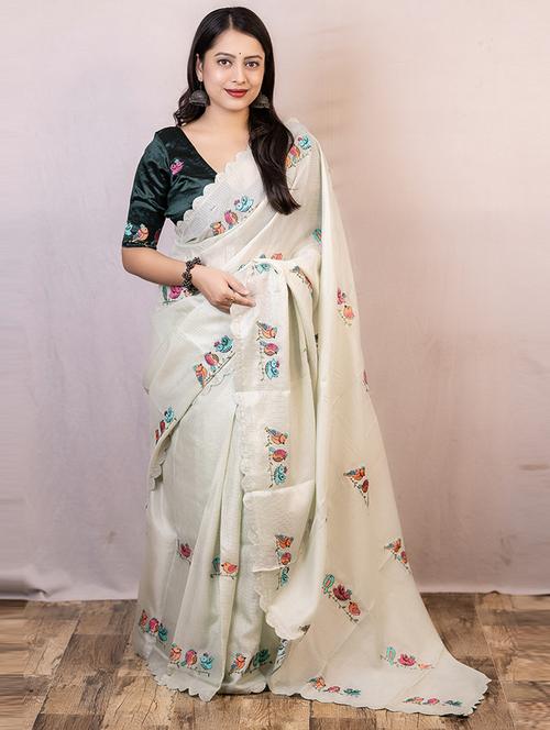 women printed saree - 21567070 - Very Small Image - 1