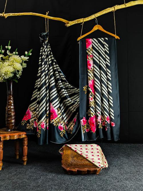 women printed saree - 21567115 - Very Small Image - 1