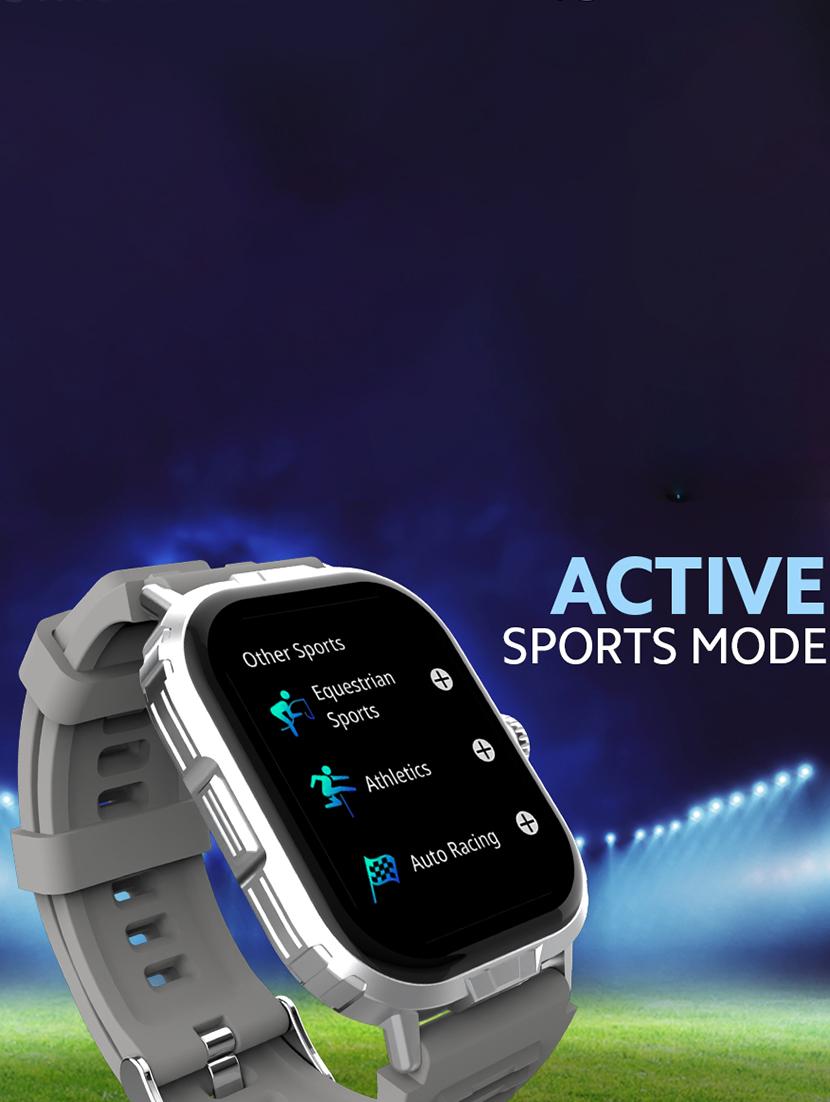 snapup vision ultra bluetooth calling smartwatch (silver grey) - 21568208 - Zoom Image - 3