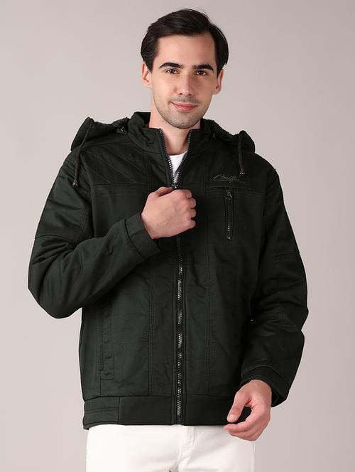 men solid long sleeve bomber jacket - 21569654 - Very Small Image - 1