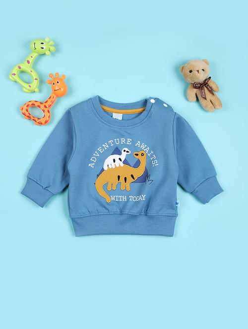 boys front print long sleeves sweatshirt - 21569658 - Very Small Image - 1