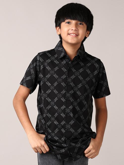 boys short sleeves printed shirt - 21569779 - Very Small Image - 1