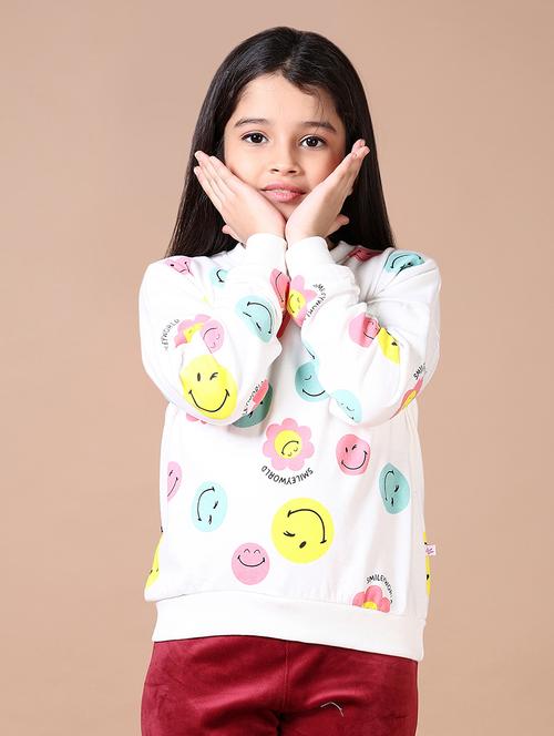 girls all over print long sleevessweatshirt - 21570645 - Very Small Image - 1